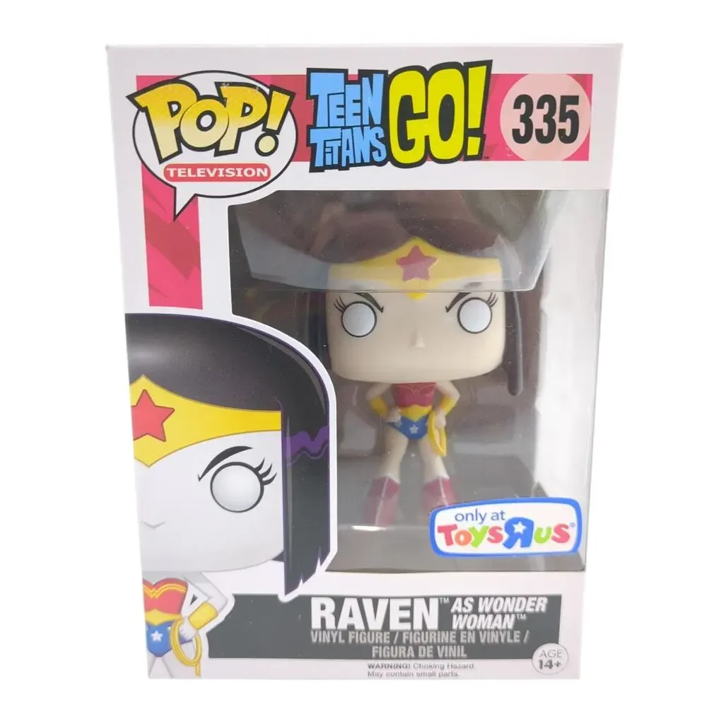 Funko Pop! Television Teen Titans Go! Raven as Wonder Woman #335 Toys R Us